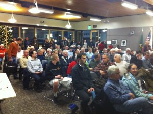 Approximately 100 citizens packed the Sammamish City Council meeting Tuesday in support of Ace Hardware.