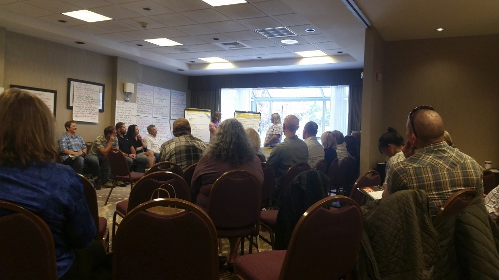 Attendees traveled from as far as California and Alaska to take part in a meeting between the Department of Fish and Wildlife and the newly formed Wolf Advisory Group. Nicole Jennings/Issaquah Reporter