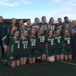 Shaun Scott, staff photo                                The Skyline Spartans girls soccer team captured third place at the Class 4A state soccer tournament on Nov. 19 at Sparks Stadium in Puyallup. Skyline defeated Hanford 2-0 in the third/fourth place contest.