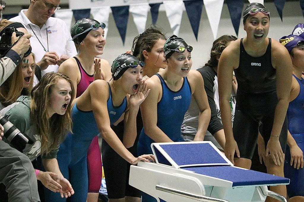 Skyline girls repeat as 4A state swim and dive champs
