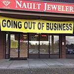 Nault Jewelers is saying goodbye after 45 years in business. Photo courtesy of Nault Jewelers Facebook