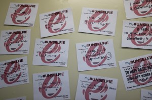 Those who donate time and items to Eastside Baby Corner wrote down reasons why they give on Giving Tuesday. Nicole Jennings/staff photo