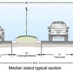 An artist rendering for the Sahalee Way improvement project (image courtesy of the city of Sammamish).