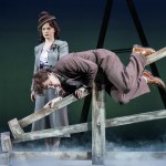 Hannay and Edwards run into a variety of hilarious obstacles during their midnight escape through the Scottish countryside. Photo courtesy of Village Theatre