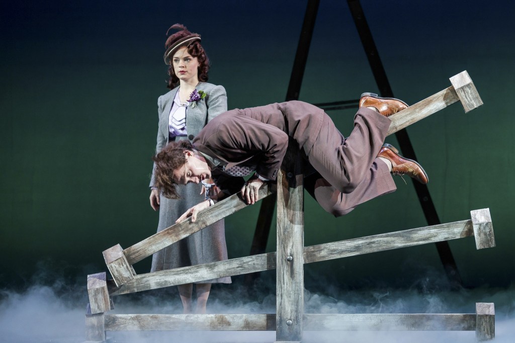 Hannay and Edwards run into a variety of hilarious obstacles during their midnight escape through the Scottish countryside. Photo courtesy of Village Theatre