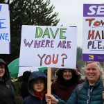 Protesters demand Congressman Reichert meet with constituents
