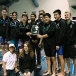 The Skyline Spartans placed second overall at the 2017 4A boys swim and dive state championships (Joe Livarchik/staff photo).