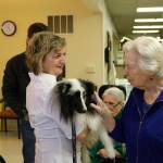 Through the Pet Partners program, Wilson takes Truitt to local nursing homes and hospitals as a form of therapy for patients. Nicole Jennings/staff photo