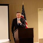 Speaking at the Issaquah Chamber of Commerce April luncheon, King County Executive Dow Constantine called Issaquah one of the &ldquo;economic, social and cultural centers of the county.&rdquo; Nicole Jennings/staff photo