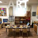 The new preschool focuses on introducing art early in childhood. Jaime Cao/staff photo