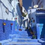 Chefchaouen, Morocco is full of blue doors just like the one the city gifted to its American sister, Issaquah. Photo courtesy of Ann Reynolds