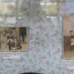 Preserved photos, such as these images of flapper Josephine Cornick and her family and friends, are included in the display. Nicole Jennings/staff photo