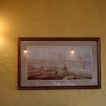Depictions of the city of Florence decorate the walls. Nicole Jennings/staff photo