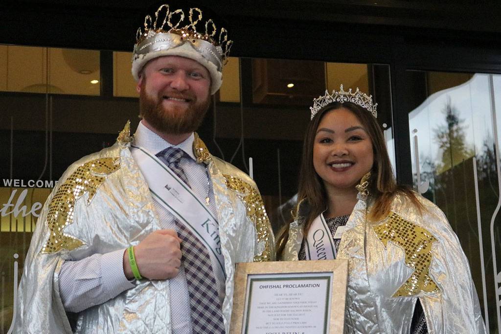 Josh Wren and Je-Anne Rodgers were crowned King and Queen of Issaquah. Carrie Rodriguez/staff photo