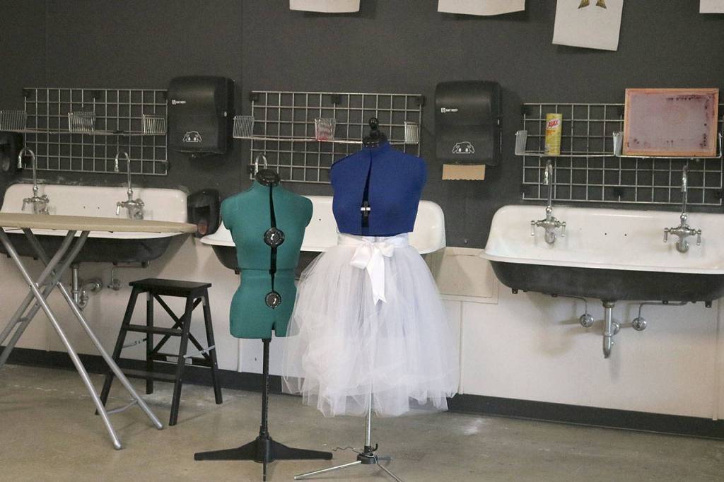 In the school&rsquo;s Innovation Space, students can take part in all kinds of artistic pursuits, such as fashion design and sewing. Nicole Jennings/staff photo