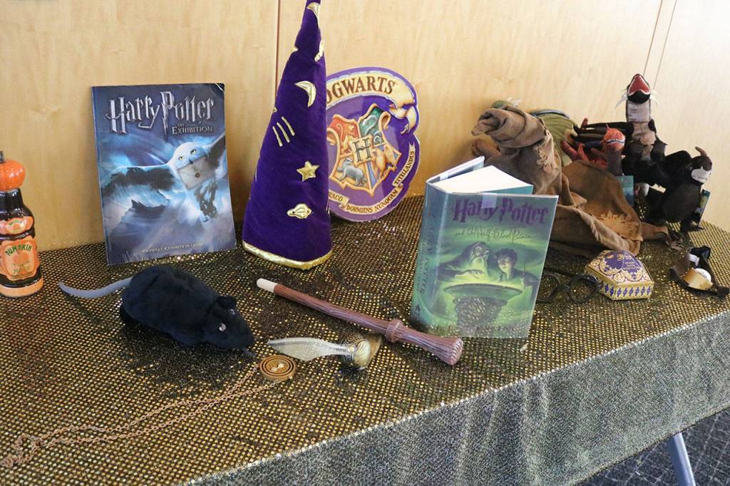 The Sammamish Library held its Harry Potter book club Saturday before going out to the lawn for a game of Quidditch. Megan Campbell/staff photo