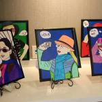 The pictures depict the students themselves doing everyday activities, such as taking photos and drinking Cola. Nicole Jennings/staff photo