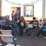 After the piano players were done, Wilde Thyme brought the sound of strings to the Historic Shell Station. Nicole Jennings/staff photo