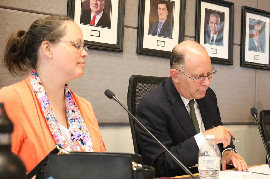 The Issaquah/Sammamish Reporter moderated the event. Megan Campbell/staff photo