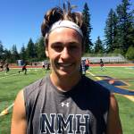 Shaun Scott, staff photo                                Eastside Catholic Crusaders defensive back Duncan Heger is a two-sport athlete for his school. Heger competed in the Mat Classic state wrestling tournament in 2016 and 2017.