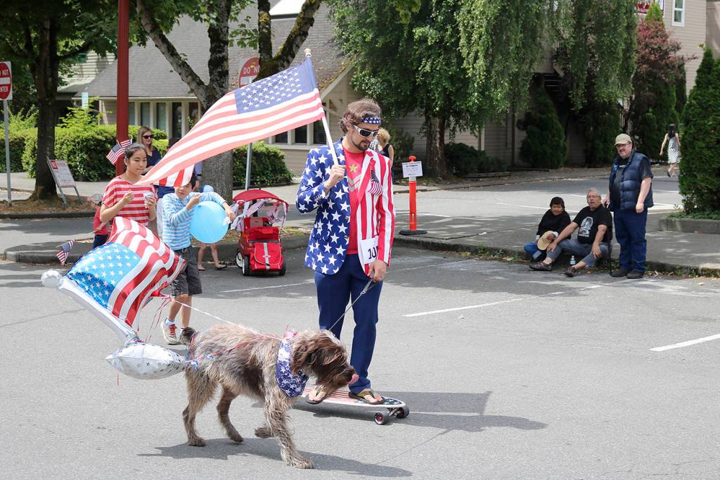 Many pets and pet owners coordinated matching outfits. Nicole Jennings/staff photo