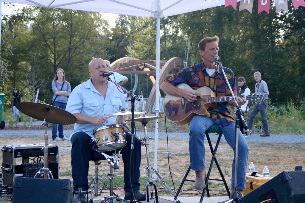 The Kennedy Brothers perform in the center of the park throughout the night. (Evan Pappas/Staff Photos)