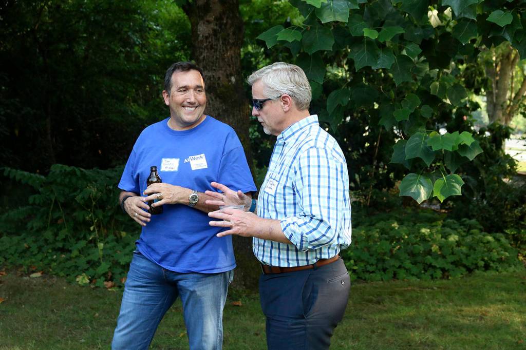 Issaquah Chamber members mingle, hula hoop and more at annual barbecue | Photos