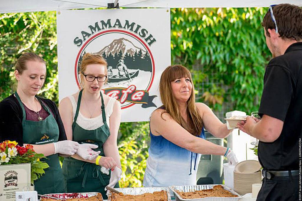 It&rsquo;s dessert time at the Sammamish Café&rsquo;s booth.