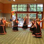 Dancers from a variety of heritages performed pieces, such as this traditional Indian dance. Nicole Jennings/staff photo