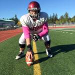 Shaun Scott/staff photo                                Eastlake Wolves senior center/nose guard Spencer Thompson is the leader of his team in the trenches.