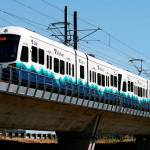 A Sound Transit Link light rail train. (Atomic Taco via Wikimedia Commons)