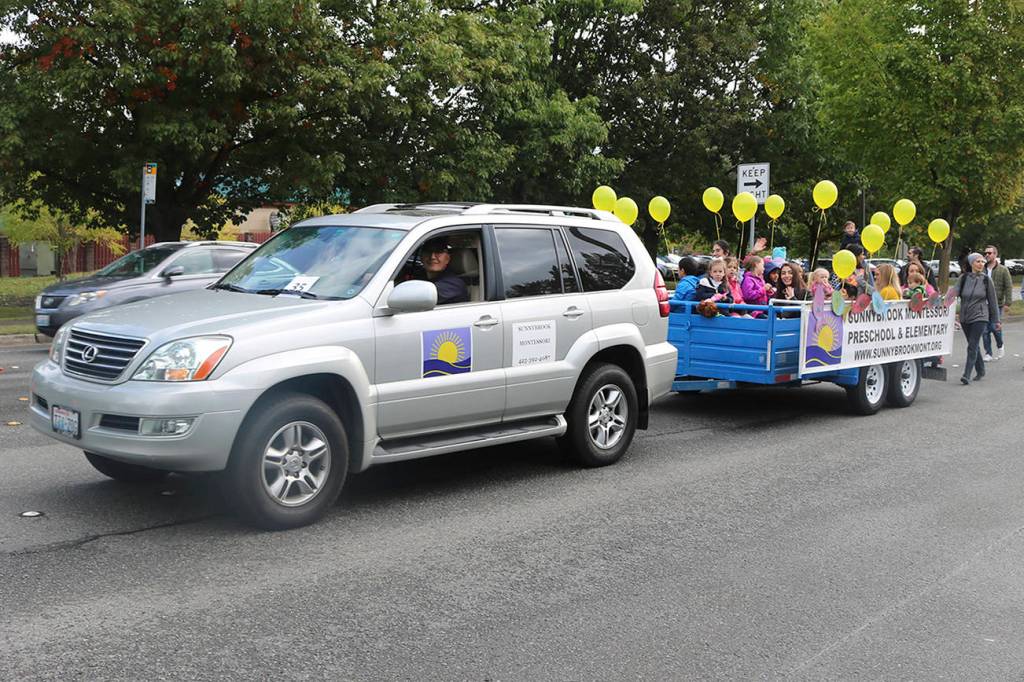The kids of Sunnyside Montessori Preschool and Elementary School in Issaquah. Nicole Jennings/staff photo