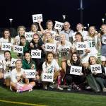 Photo courtesy of Dave Mitchell                                Skyline Spartans girls soccer head coach Don Braman attained a coveted milestone on the soccer field courtesy of his team&rsquo;s 3-0 victory against the Newport Knights on Oct. 5 in Sammamish. The triumph was Braman&rsquo;s 200th career win as head coach of the Spartans girls soccer program. Skyline players Daniella Roni (17th minute), Clare Wate (37th minute) and Saskia Slater (71st minute) each scored a goal apiece in the win against Newport. Spartans&rsquo; players Alison Kremer, Julia Mitchell and Maddie Butz each had an assist in the game as well. Skyline currently has an overall record of 9-1.