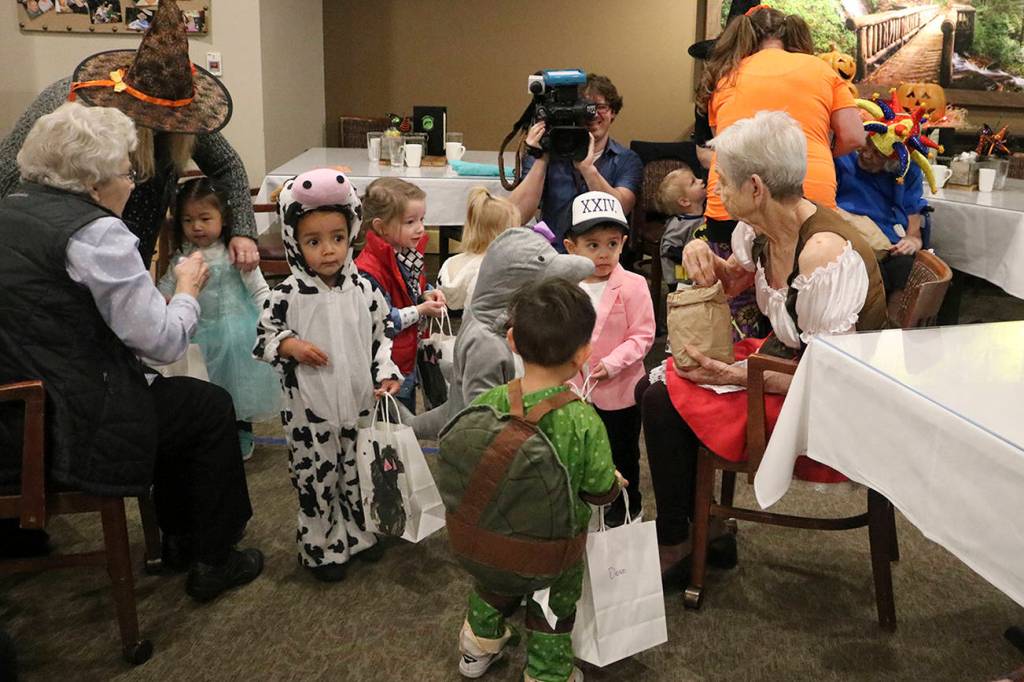 Juanita Oney dressed in a replica of a German dirndl. Nicole Jennings/staff photo