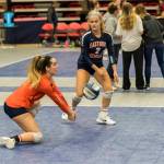 Photo courtesy of John Fisk                                The Eastside Catholic Crusaders volleyball team earned fourth place at the Class 3A state volleyball tournament on Nov. 11 at the Toyota Center in Kennewick. Eastside Catholic had an overall record of 2-2 at the state tourney, registering victories against Timberline and Ferndale. The Crusaders lost to Capital in the Class 3A semifinals and Mount Spokane in the third/fourth place contest. Eastside Catholic finished the 2017 season with an overall record of 19-6.