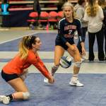 Photo courtesy of John Fisk                                The Eastside Catholic Crusaders volleyball team earned fourth place at the Class 3A state volleyball tournament on Nov. 11 at the Toyota Center in Kennewick. Eastside Catholic had an overall record of 2-2 at the state tourney, registering victories against Timberline and Ferndale. The Crusaders lost to Capital in the Class 3A semifinals and Mount Spokane in the third/fourth place contest. Eastside Catholic finished the 2017 season with an overall record of 19-6.