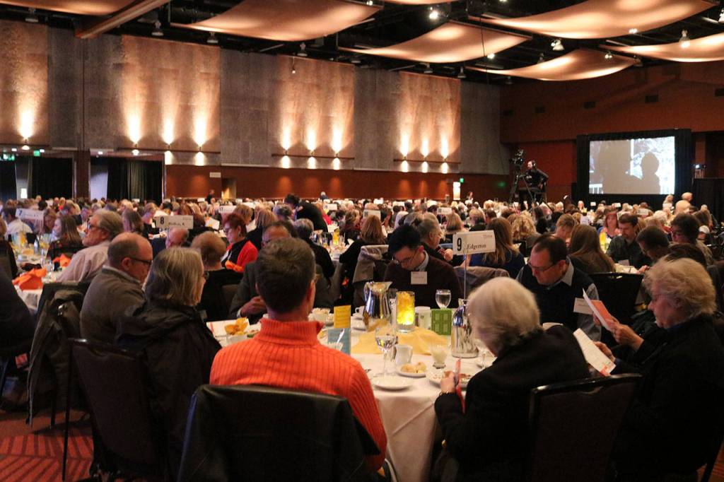 About 865 people attended the luncheon, which raised $335,000. Nicole Jennings/staff photo