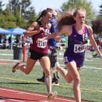Photo courtesy of Don Borin/Stop Action Photography                                Eastlake Wolves senior Brooke Manson, left, will run track at the University of Utah. Manson captured second place in the Class 4A state track meet 800-meter run this past May.