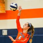 Photo courtesy of Rick Edelman/Rick Edelman Photography                                Eastside Catholic Crusaders junior volleyball player Renee DePencier-Piñero was named the October female athlete of the month for the second annual MaxPreps High School Athlete of the Month award, which was presented by the United States Marine Corps on Nov. 8.                                MaxPreps congratulates Renee DePencier-Piñero on being named high school athlete of the month, MaxPreps Founder/President Andy Beal said in a press release. High school sports are designed to build character and foster teamwork and a competitive spirit in our nations young people. The MaxPreps High School Athlete of the Month represents those outstanding qualities that make not just great athletes, but more importantly fine citizens. MaxPreps is proud to honor these fine student-athletes in collaboration with the United States Marine Corps.                                Daniel Arcand of the Washington United States Marine Corps presented DePencier-Piñero with the MaxPreps Athlete of the Month trophy on Nov. 8 during a lunch assembly at Eastside Catholic School.