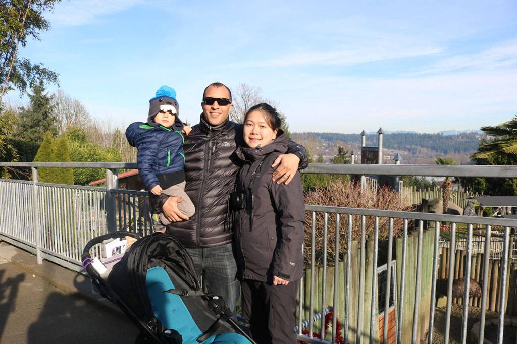 The Smith family came all the way from the other Washington, Washington, D.C. Nicole Jennings/staff photo