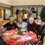 The seniors said that they were loving the new activities at the senior center this year. Nicole Jennings/staff photo