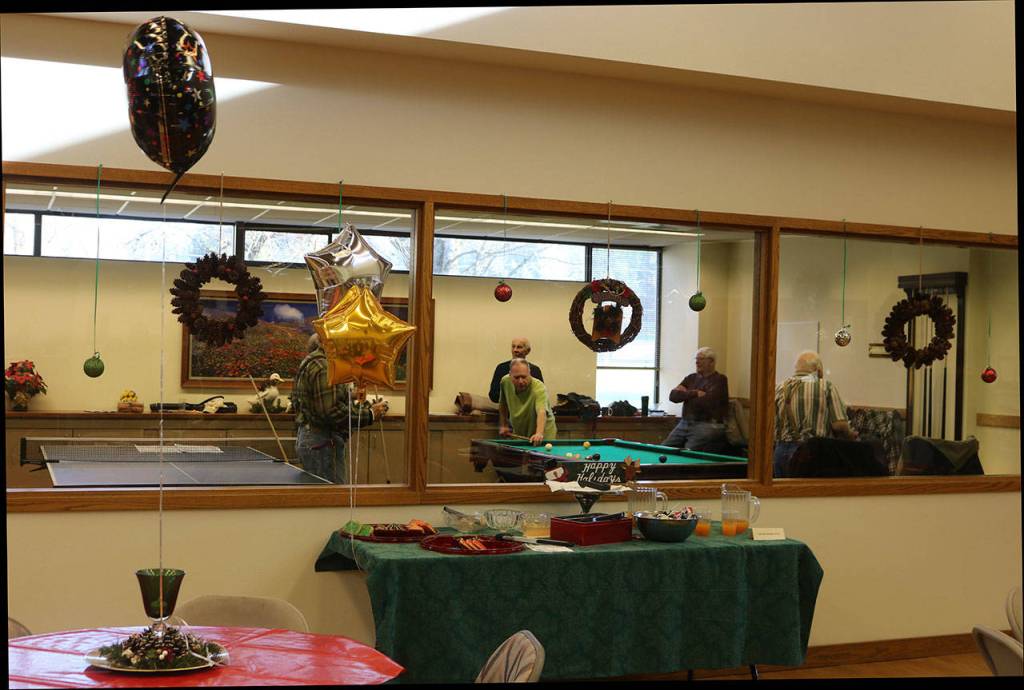 Seniors are enjoying the pool and ping-pong tables. Nicole Jennings/staff photo