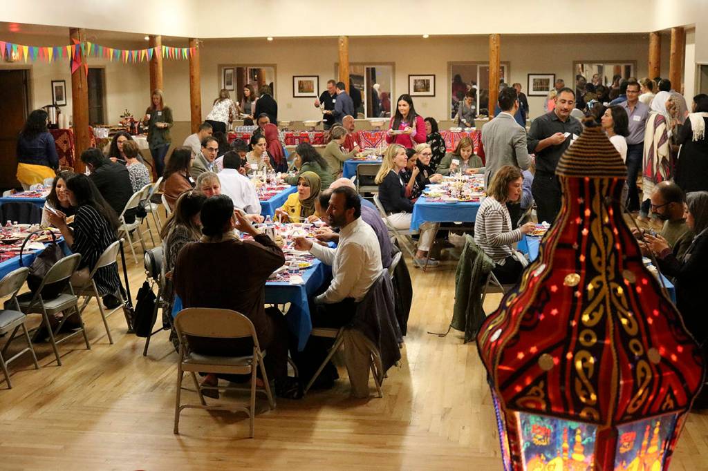 A story of hope in a politically tumultuous year  residents of all faith gathered in Sammamish to make new friends through celebrating a traditional Ramadan dinner. Nicole Jennings/staff photo