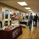 About 23 businesses and 14 community and technical colleges were present at the event to network with students. Nicole Jennings/staff photo