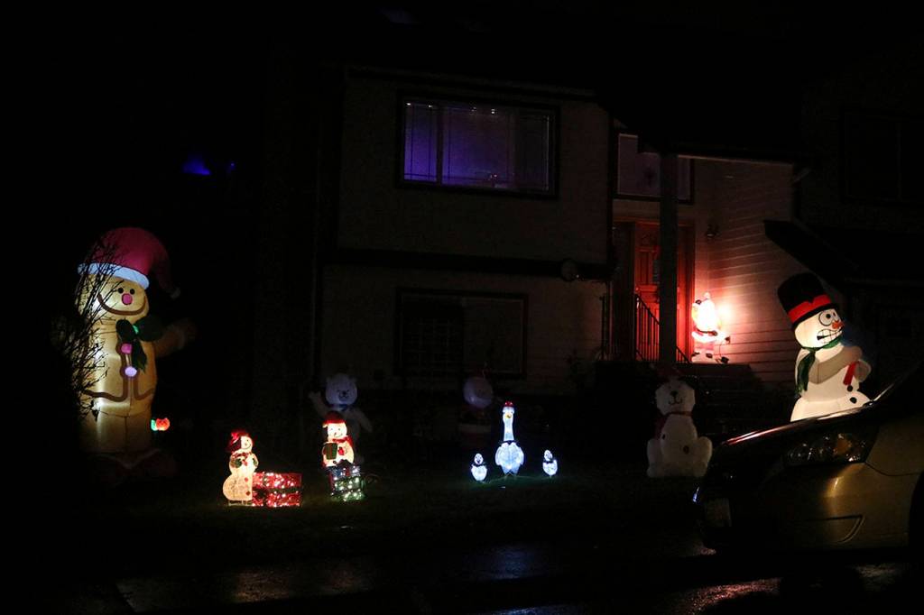 All manner of holiday creatures, including polar bears, a snowman and a gingerbread man. Nicole Jennings/staff photo