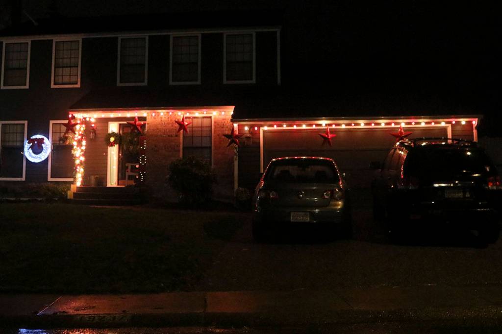 There is no shortage of holiday joy at this house. Nicole Jennings/staff photo