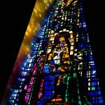 Members of Preserve Providence Heights are concerned for the fate of the 30-foot stained glass windows in the Providence Heights chapel. Photo courtesy of Michael Sladek