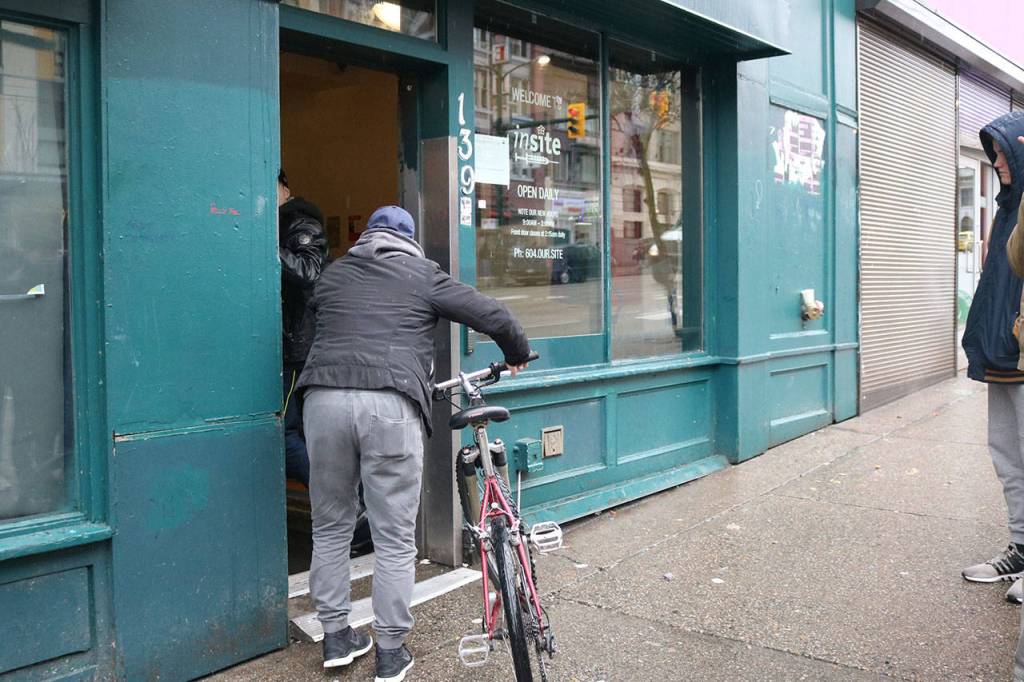 About 800 people come to Insite per day; the facility is open 18 hours a day, from 9 a.m. to 3 a.m. Nicole Jennings/staff photo