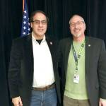 Sammamish City Councilmember Ramiro Valderrama, left, and North Bend City Councilmember Alan Gothelf we appointed to the Board of Directors leadership as Vice Chair and Chair, respectively. (Courtesy Photo)