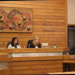 Issaquah Mayor Mary Lou Pauly, second from right, gives her first State of the City address at Mondays Issaquah City Council meeting. Nicole Jennings/staff photo